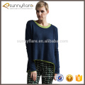 Fully fashioned 100% cashmere women two colors sweaters
